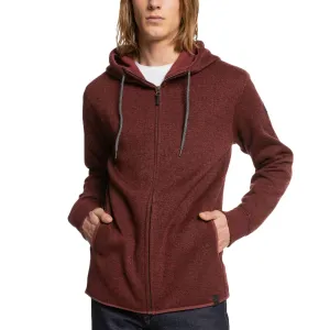 Quiksilver Mens Keller Hooded Jacket - Red