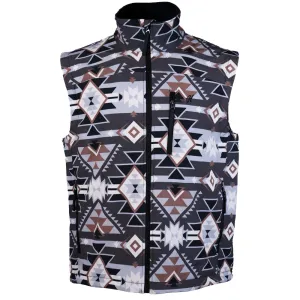 "Hooey Softshell Vest" Aztec / Grey