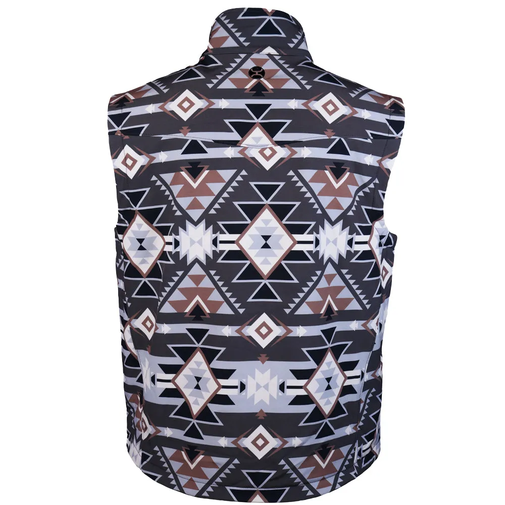 "Hooey Softshell Vest" Aztec / Grey