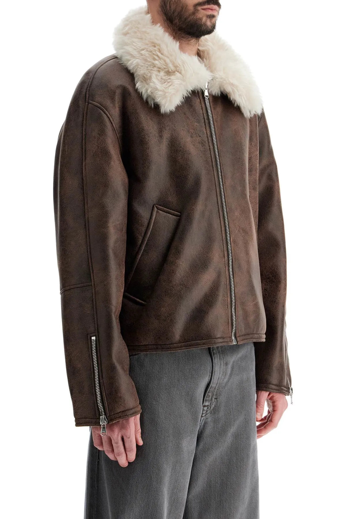 Sefr Asante Faux Shearling Jacket