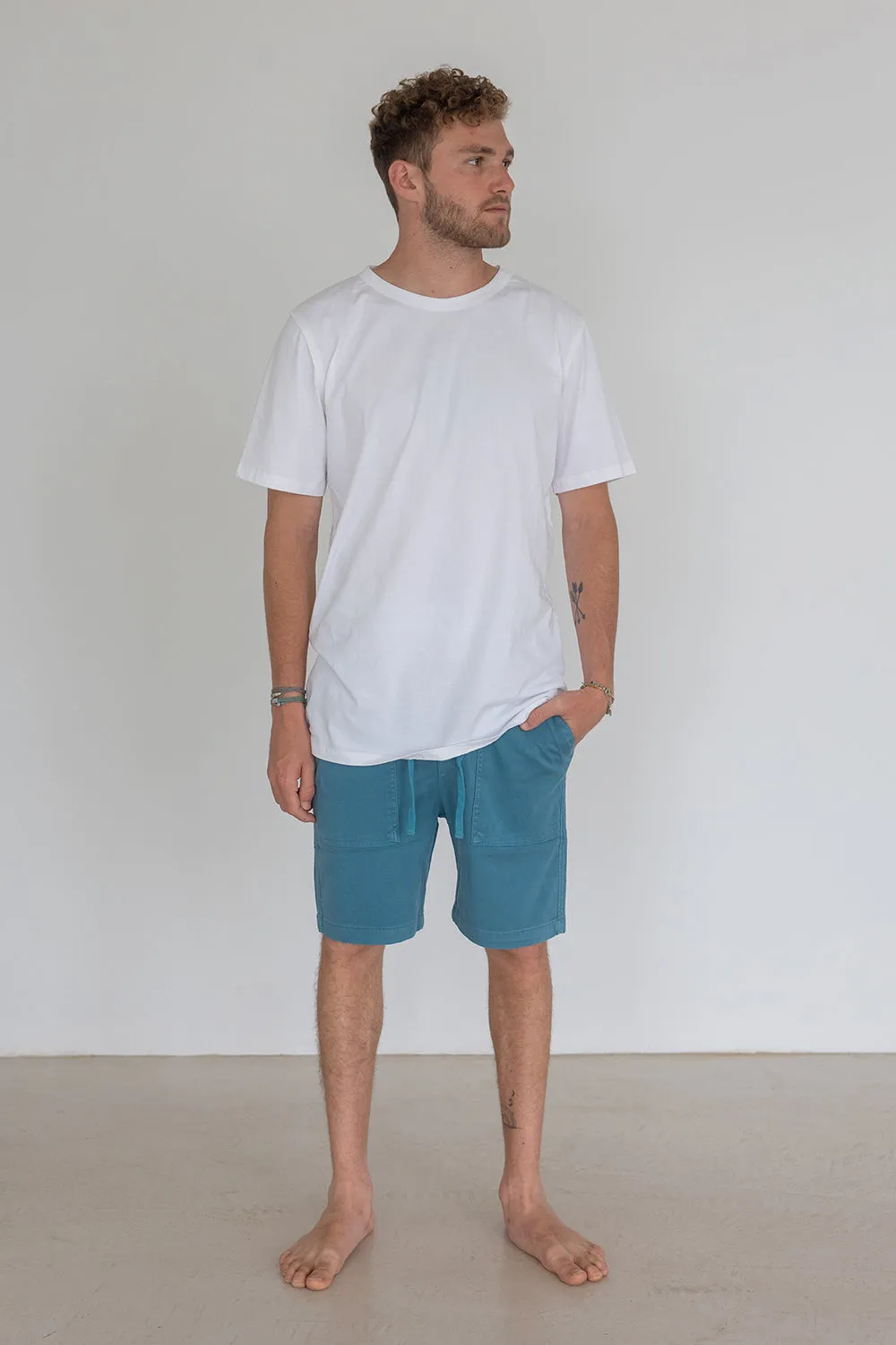 Short Pants Light Ocean