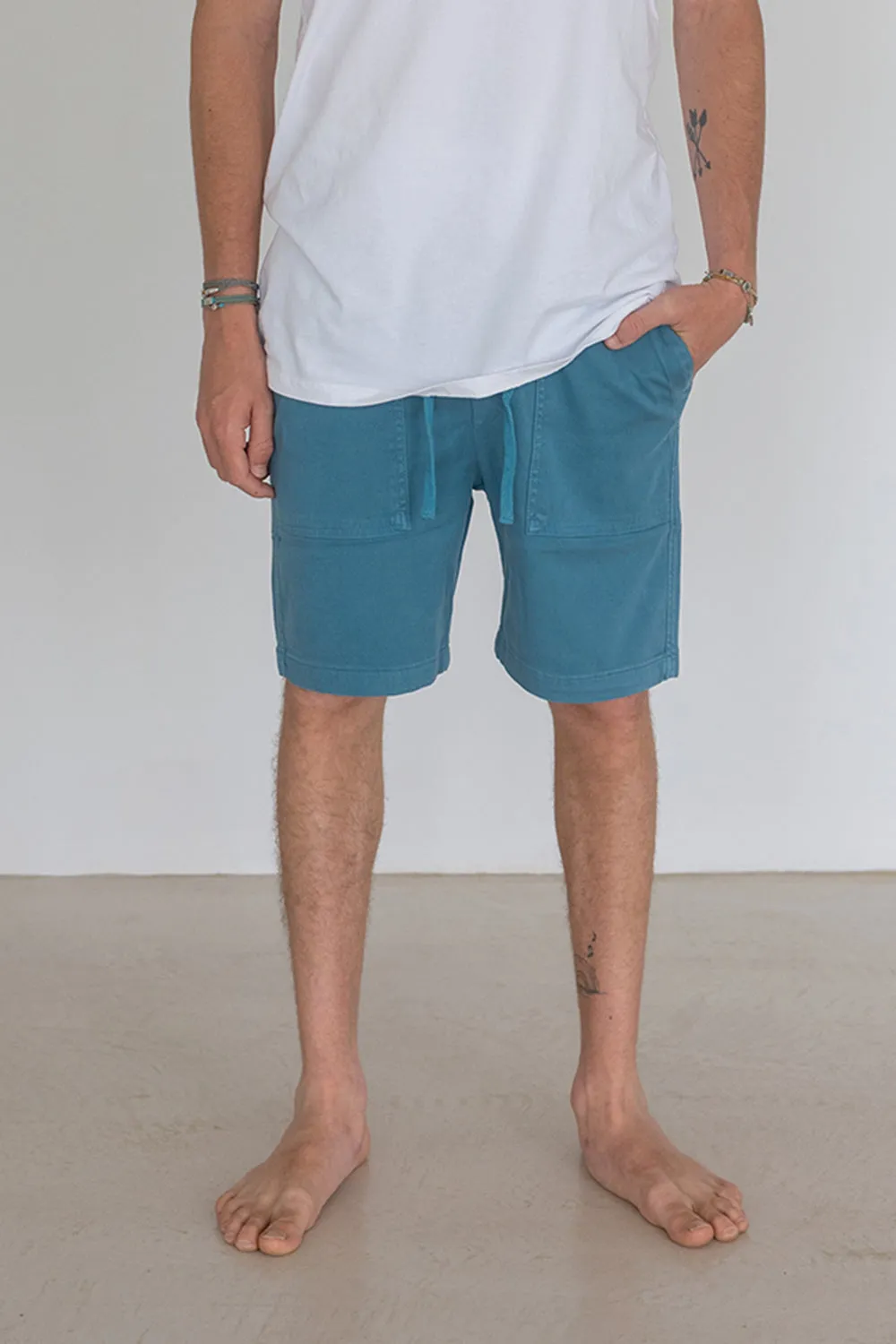 Short Pants Light Ocean