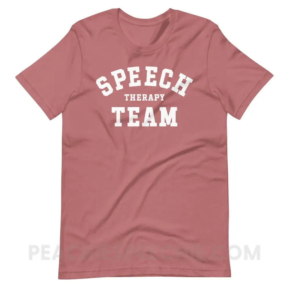 Speech Therapy Team Premium Soft Tee