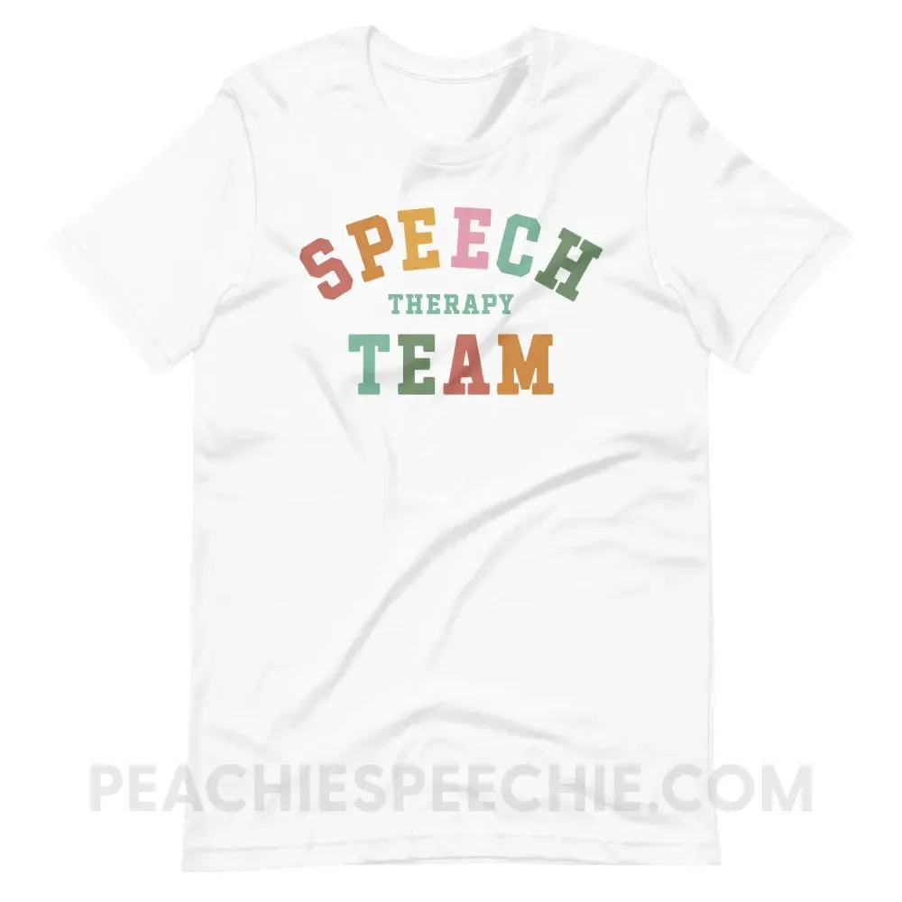 Speech Therapy Team Premium Soft Tee