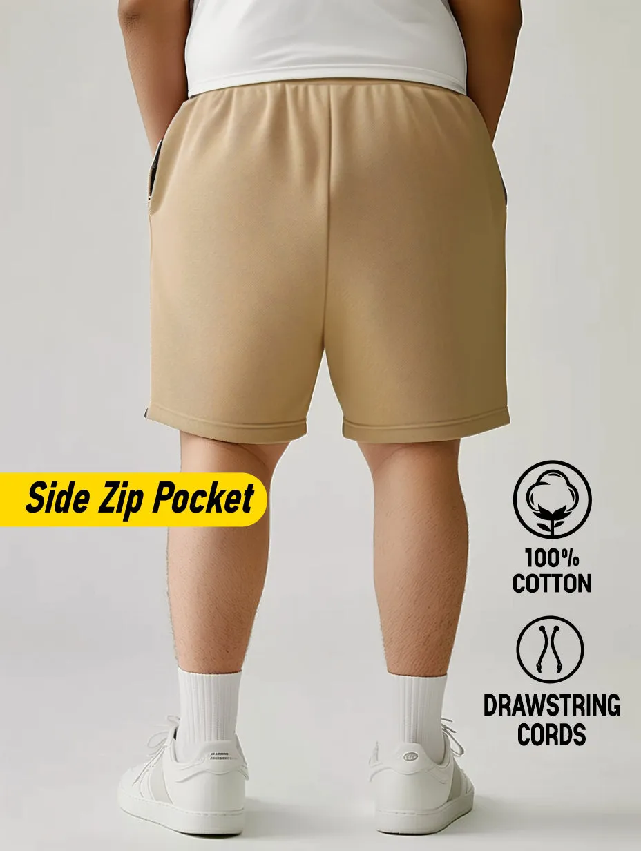 Take off Cotton Plus Size Shorts