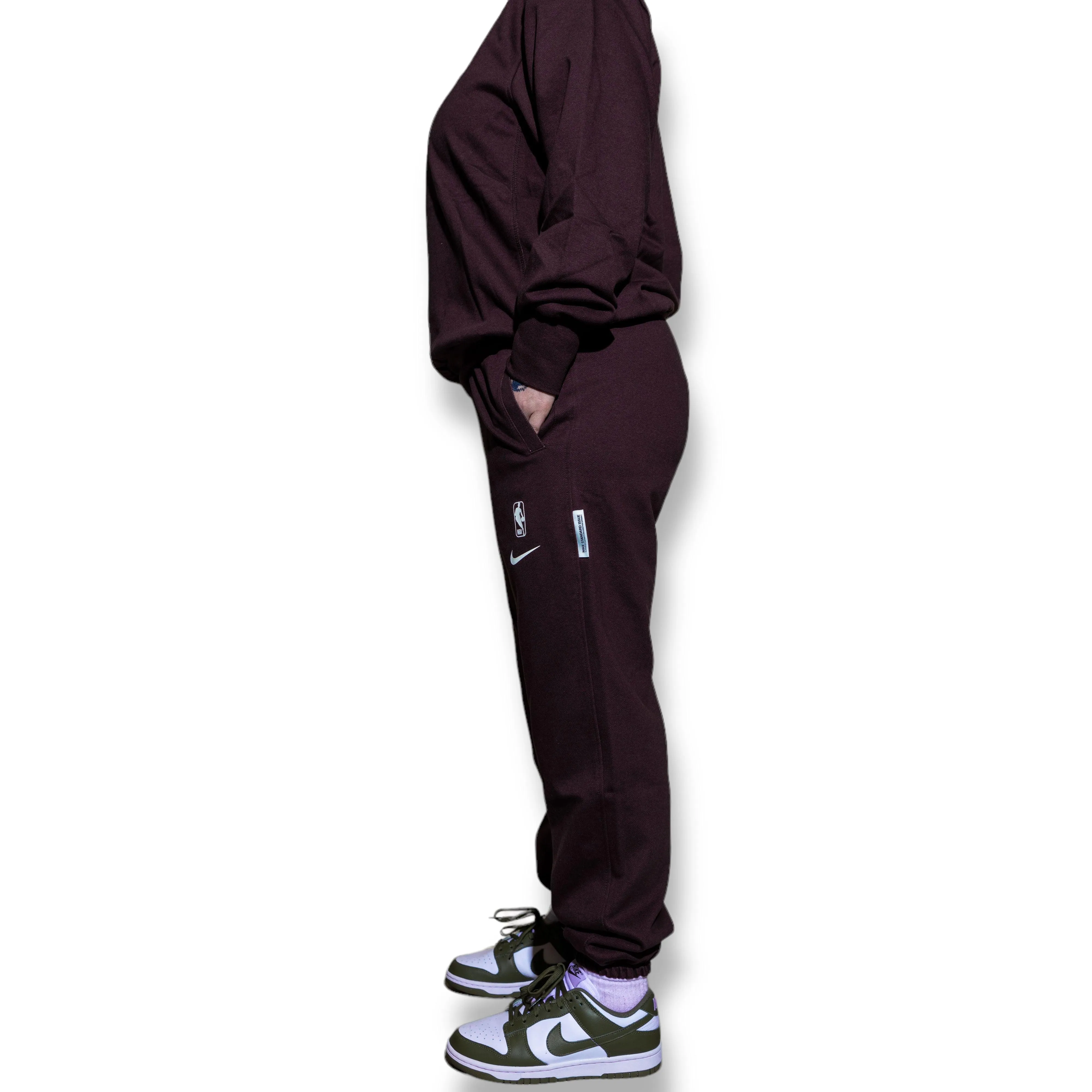 Trail Blazers Nike Team Brown Standard Issue Brown Sweat Pants