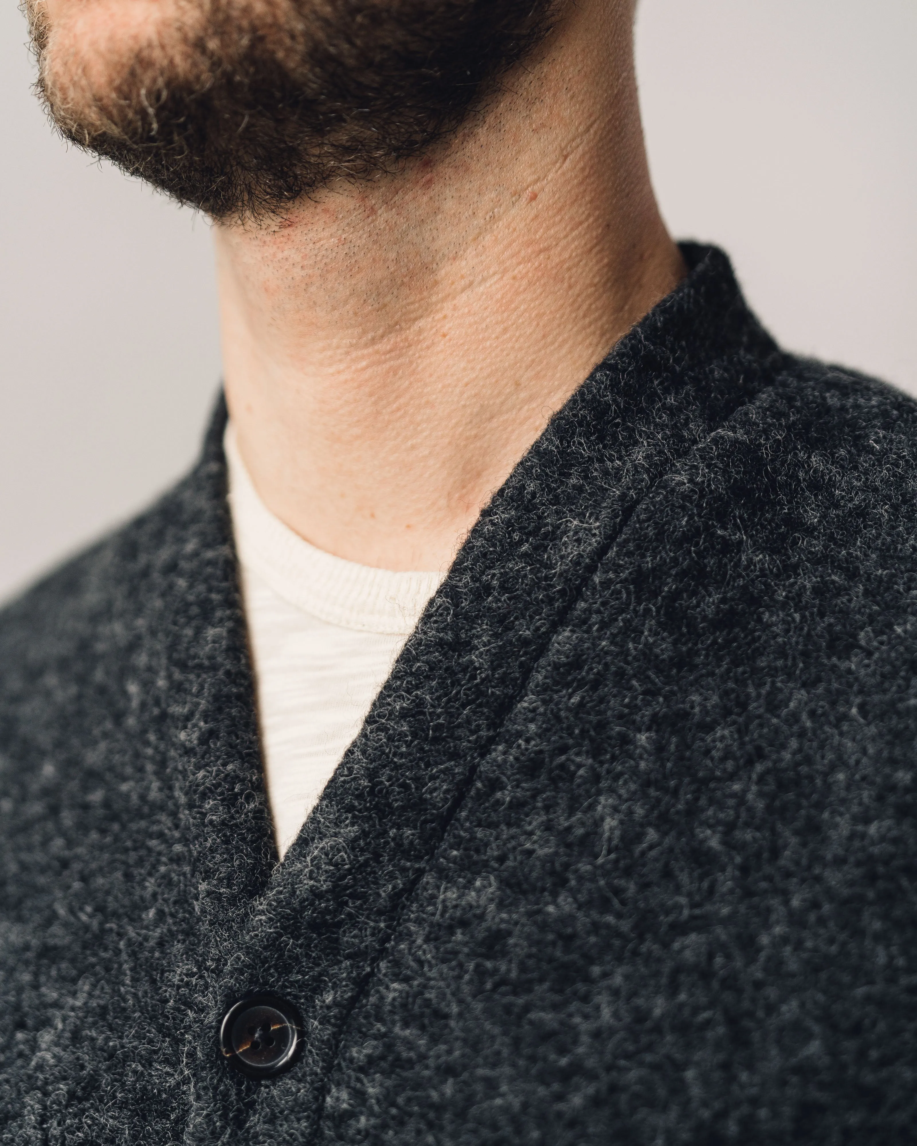 Universal Works Cardigan, Charcoal