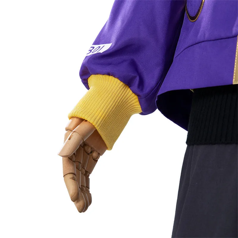 Virtual YouTuber Shxtou Shoto Cosplay Costumes Anime Purple Uniform Halloween 2022