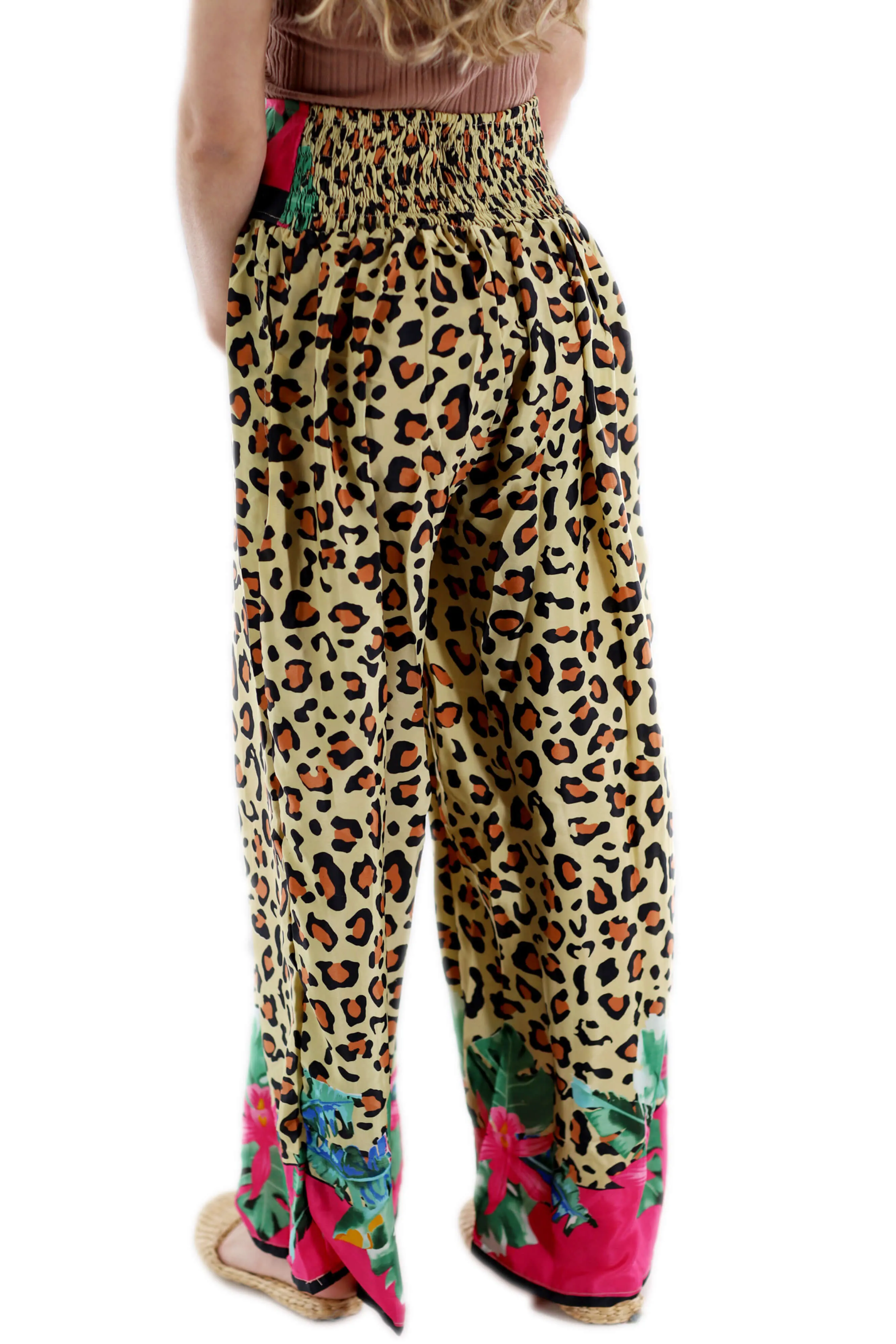 Wide Leg "Lucia" Pants in Leopard