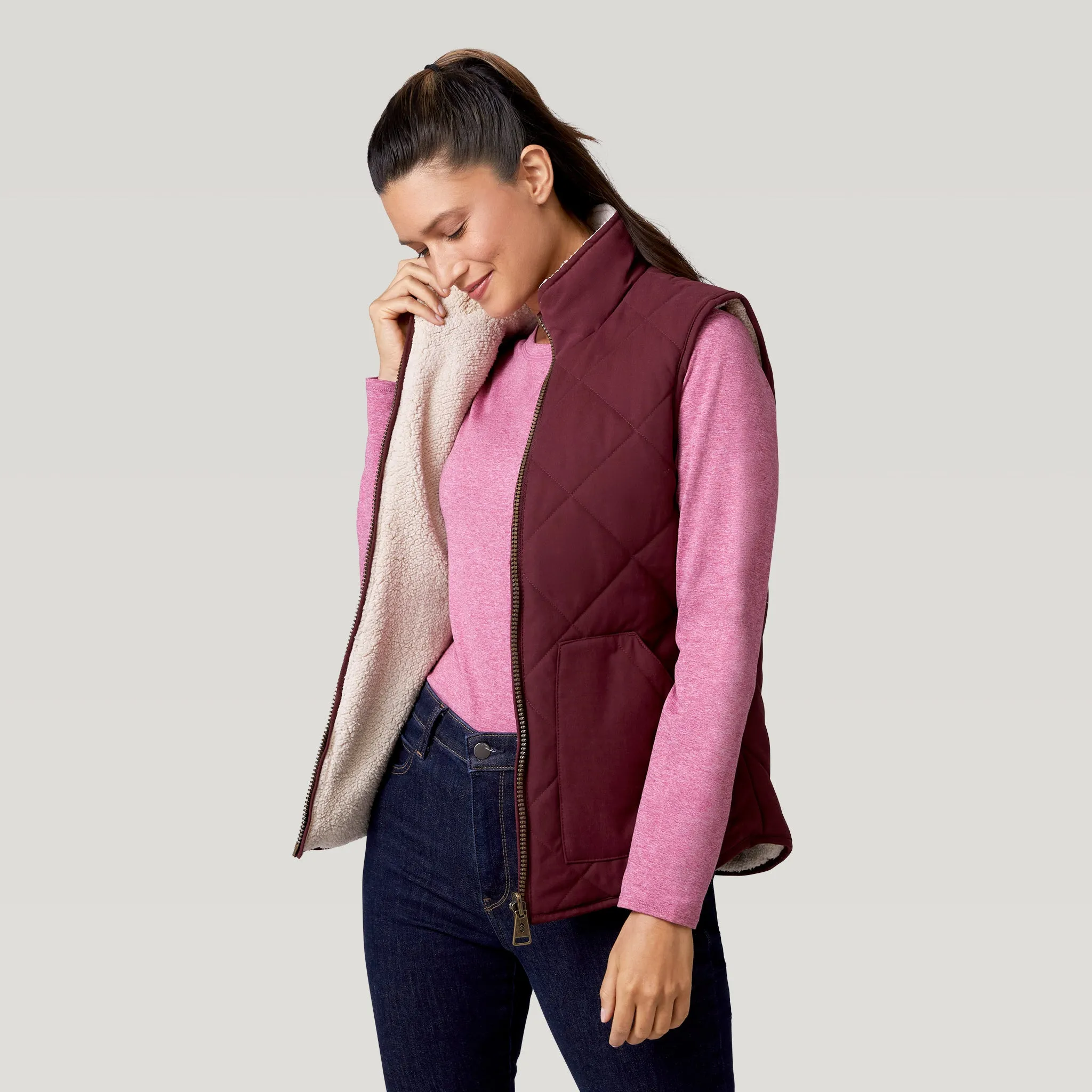 Women's Cascade Canvas Reversible Vest