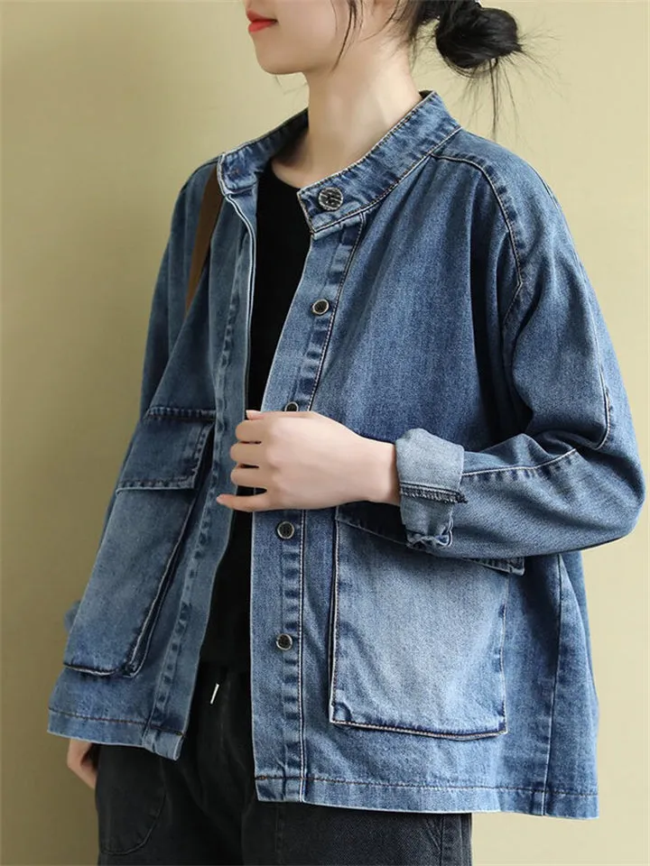 Women's Stylish Street Short Denim Jackets