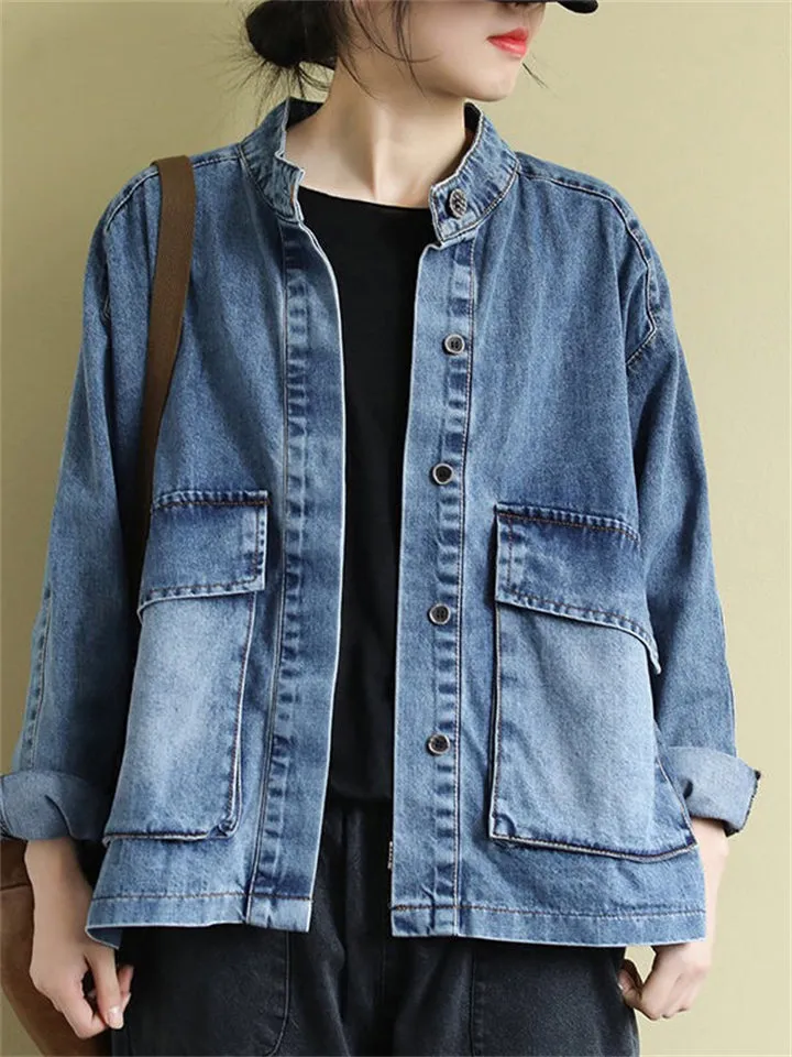 Women's Stylish Street Short Denim Jackets